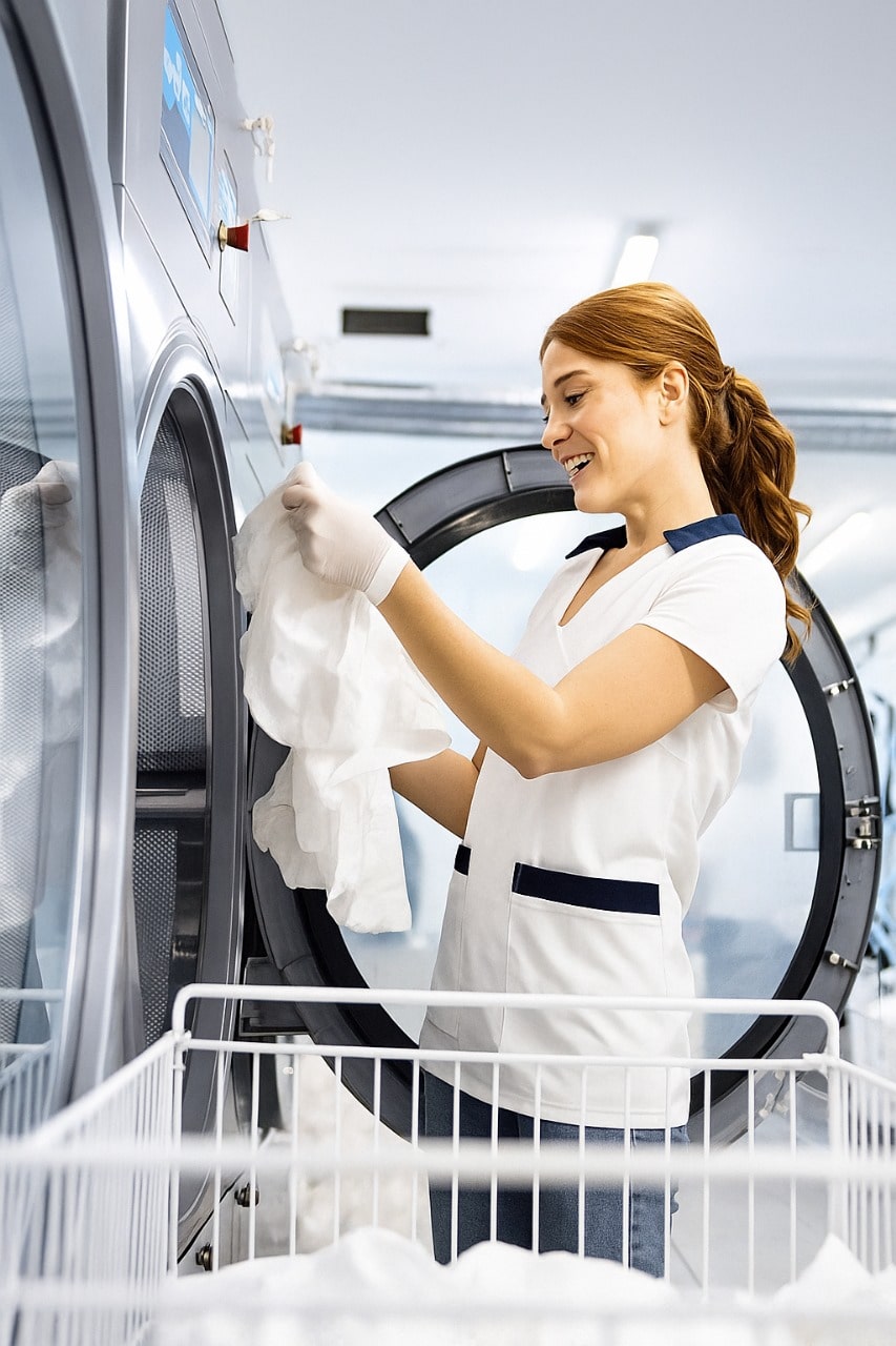 PioChem commercial laundry solutions for fabric care and efficiency